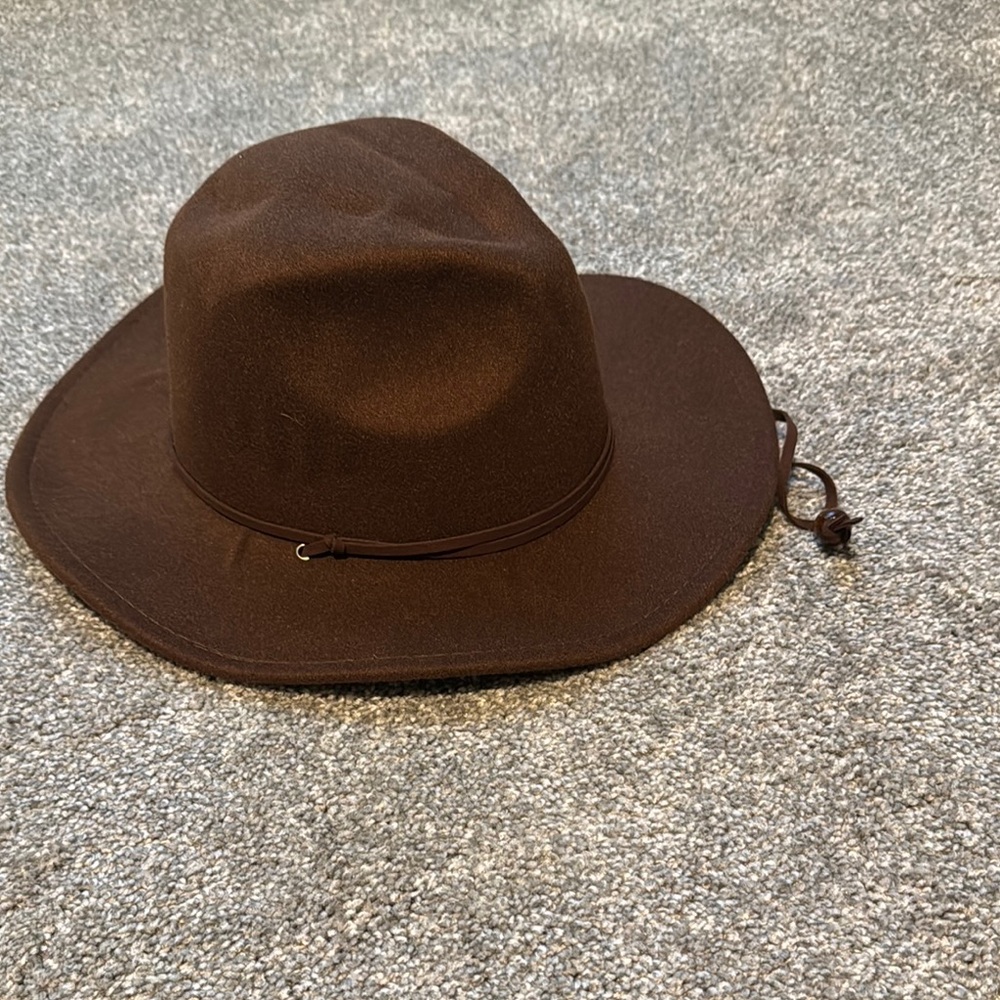 Men's Brown Fedora Hat